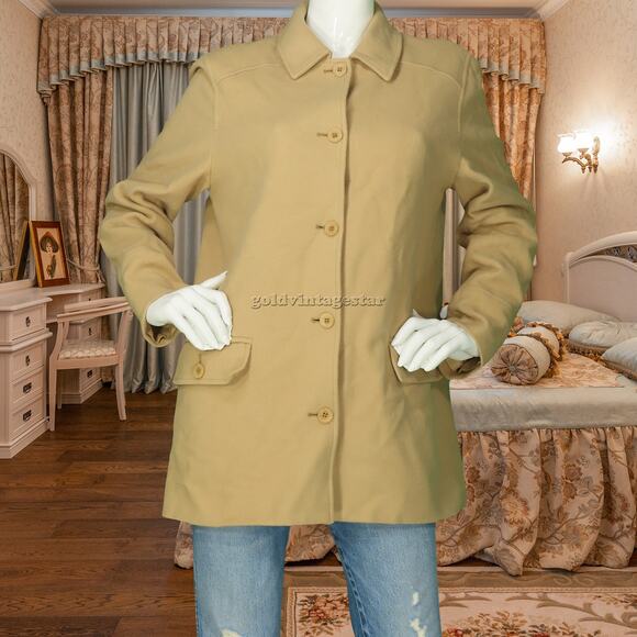 Vintage Harve Benard by Benard Holtzman Wool Blend Coat Jacket L - Picture 1 of 14